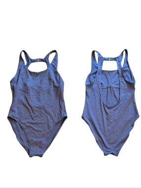 Andie Swimwear Blue One Piece Swimsuit Scoop Back Size XXL